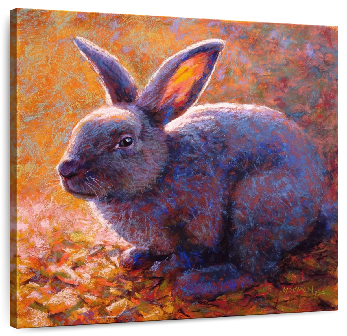 Plum Bunny Wall Art