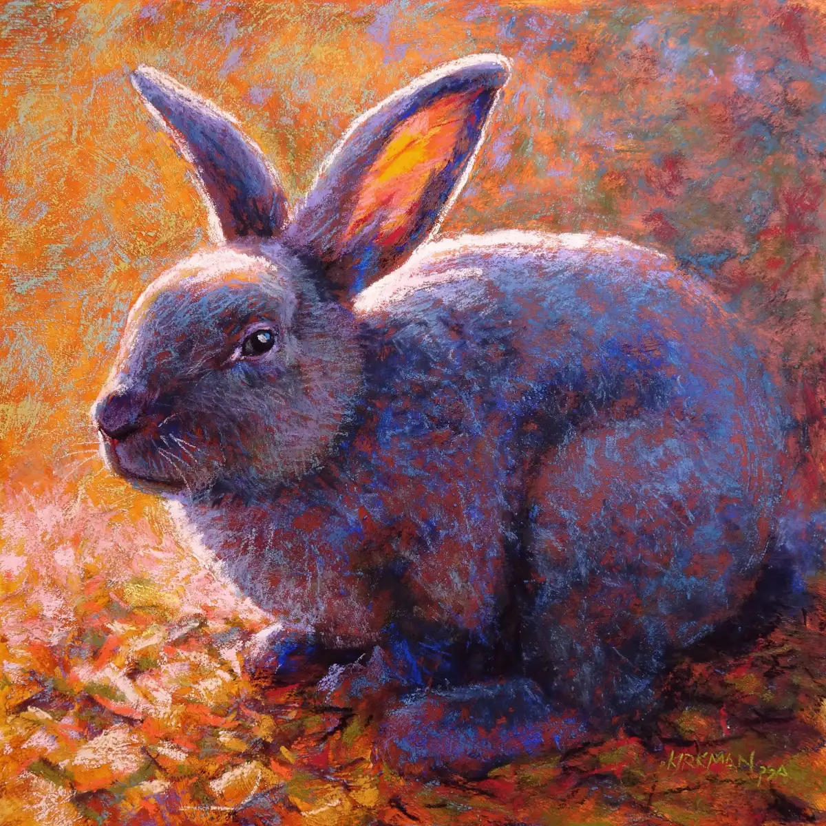 Plum Bunny Wall Art - Image 12