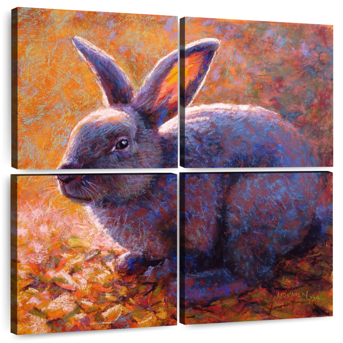 Plum Bunny Wall Art - Image 8
