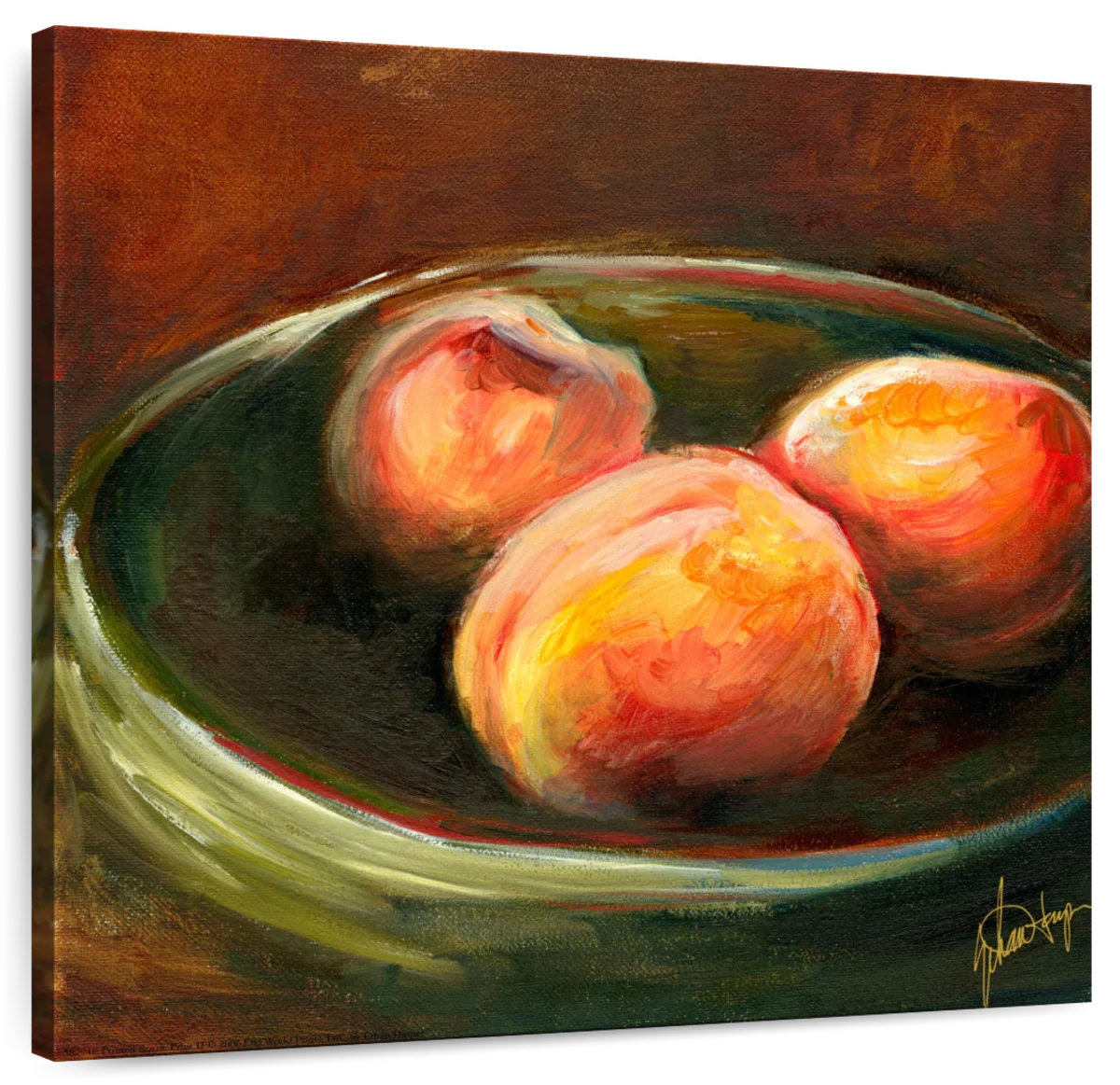 Printed Rustic Fruit II Wall Art