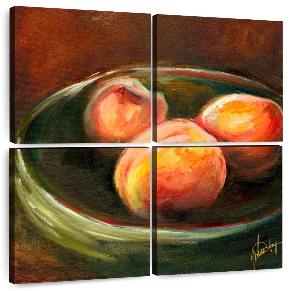 Printed Rustic Fruit II Wall Art - Image 8