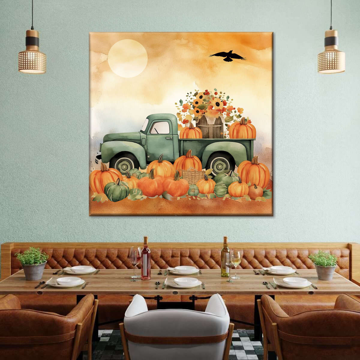 Pumpkin Wheels Wall Art - Image 4