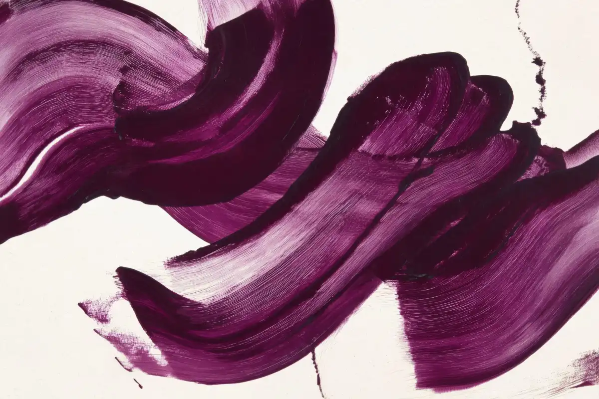 Purple Brush Strokes Wall Art - Image 16
