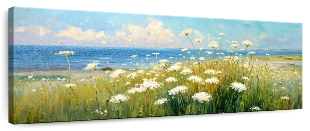 Queen Anne's Lace by the Seaside Wall Art