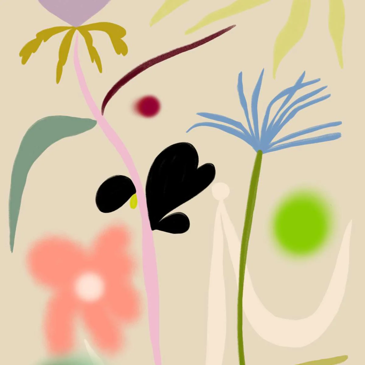Quiet Flowers Dance Wall Art - Image 11
