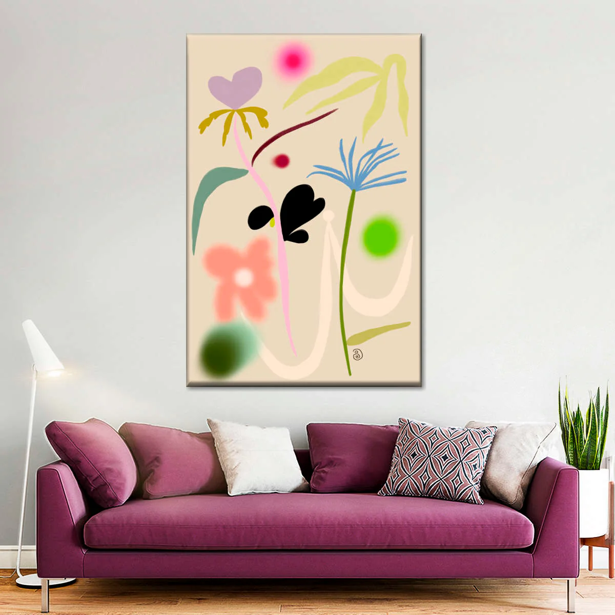 Quiet Flowers Dance Wall Art - Image 2