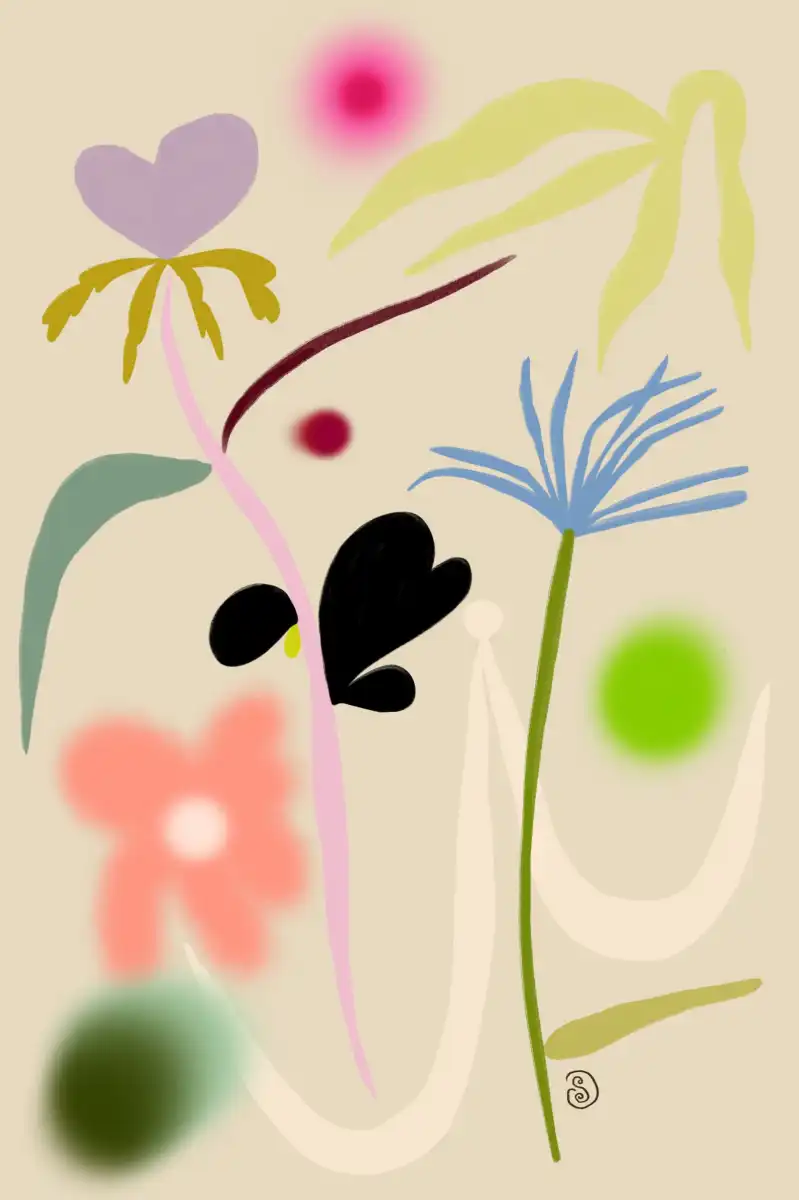 Quiet Flowers Dance Wall Art - Image 9