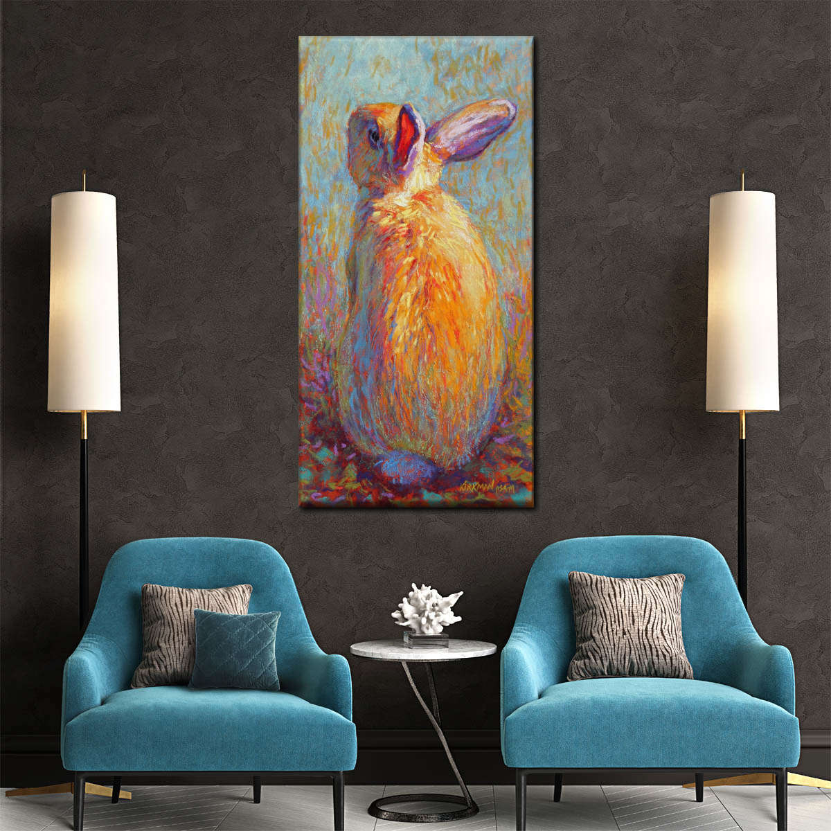 Rabbit Ruminating Wall Art - Image 3