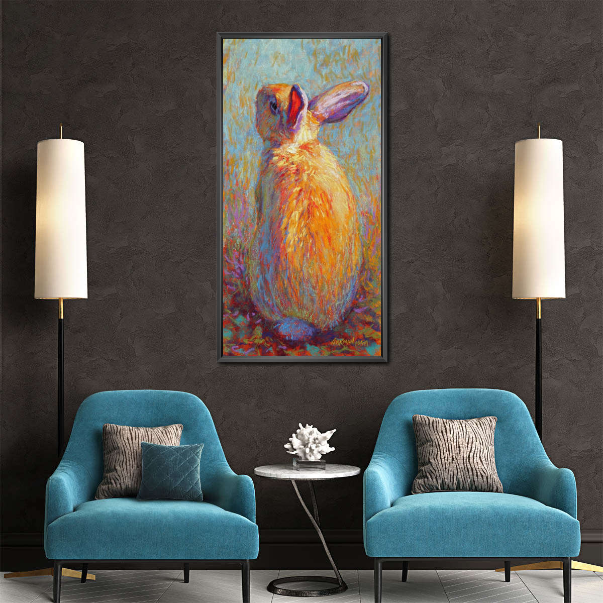 Rabbit Ruminating Wall Art - Image 5