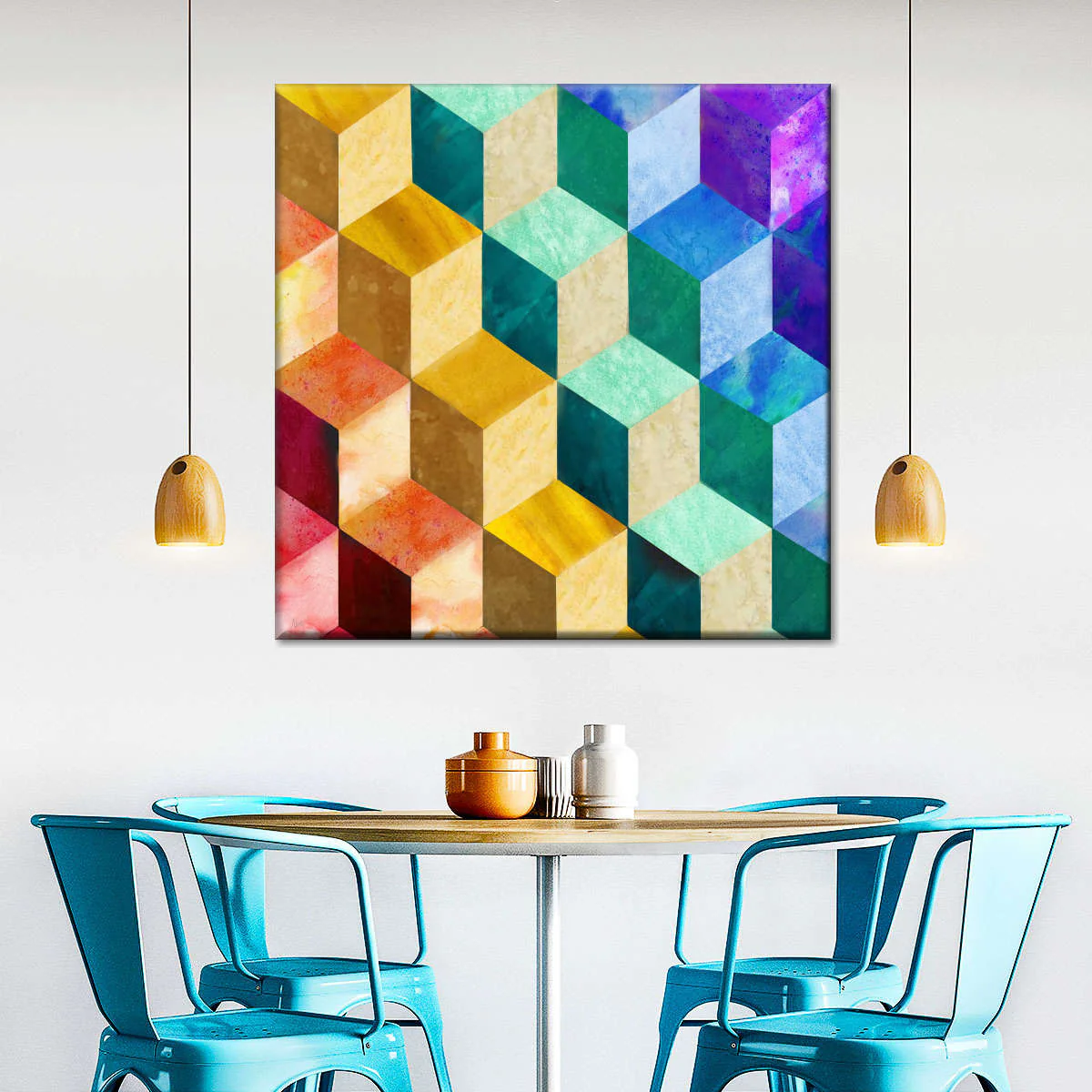 Rainbow Blocks Wall Art - Image 4