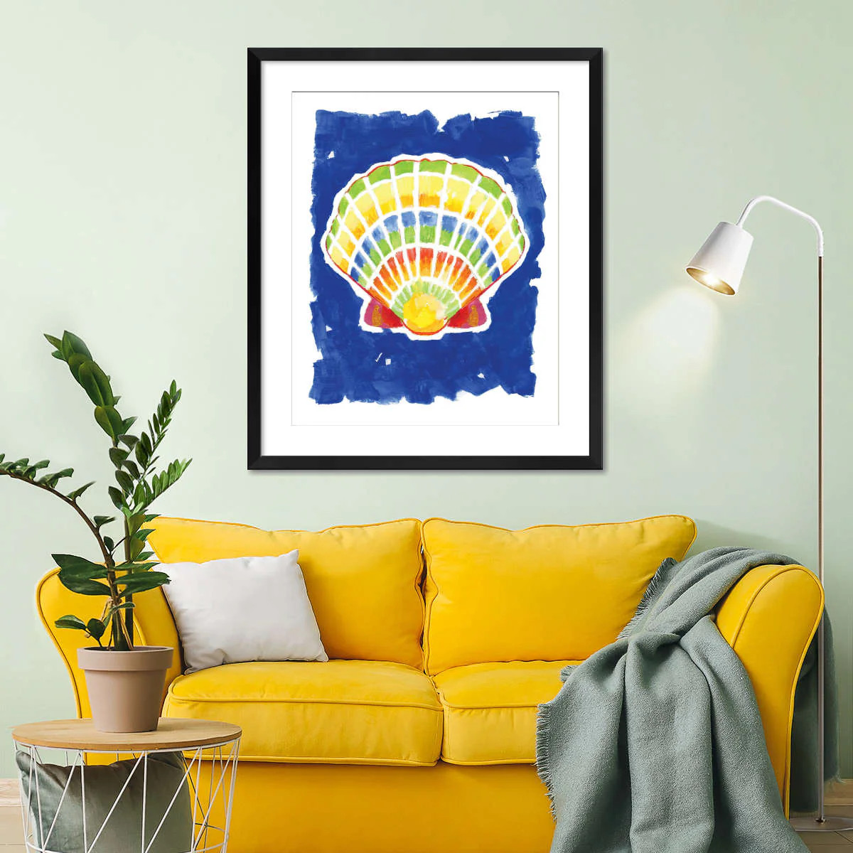 Rainbow Shell Art Wall Art - Image 5