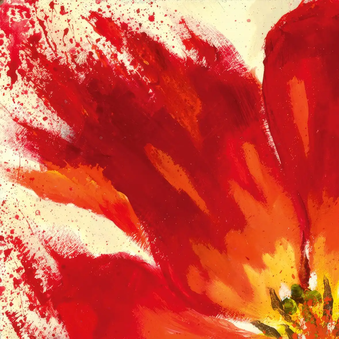 Red Splash II Wall Art - Image 14