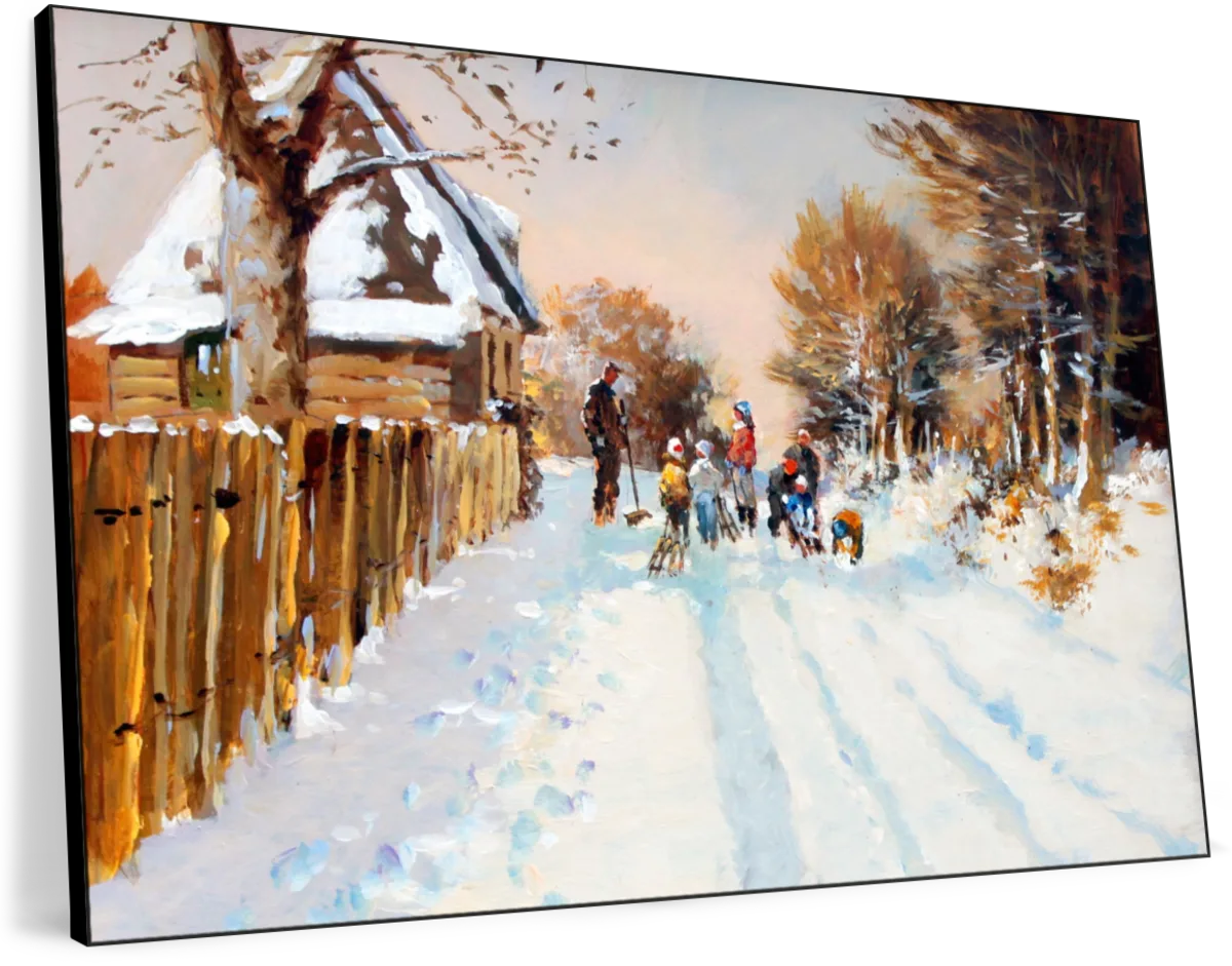 Return From A Winter Walk Wall Art - Image 14