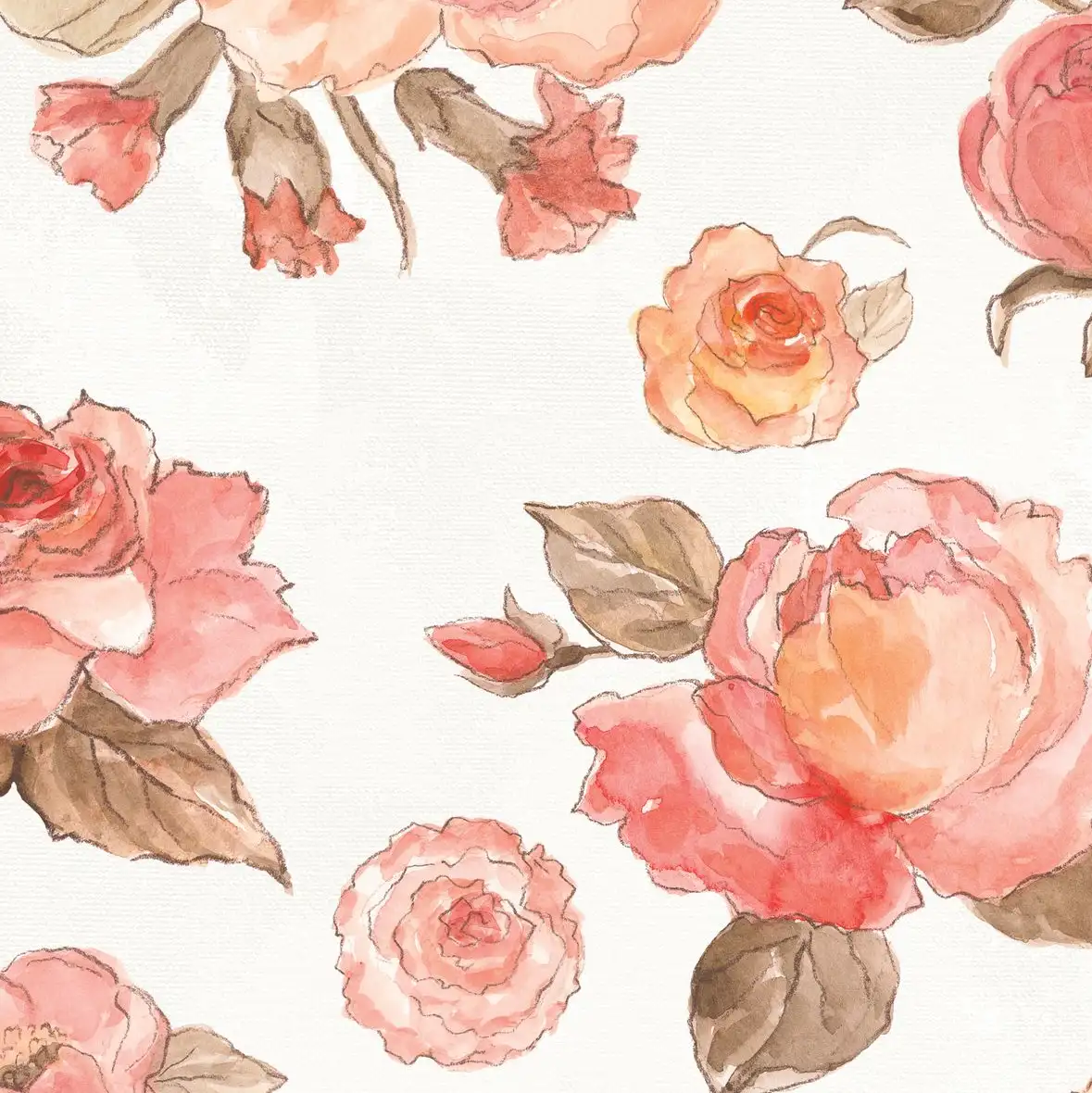 Romantic Blooms Pattern IA Wall Art - Image 15