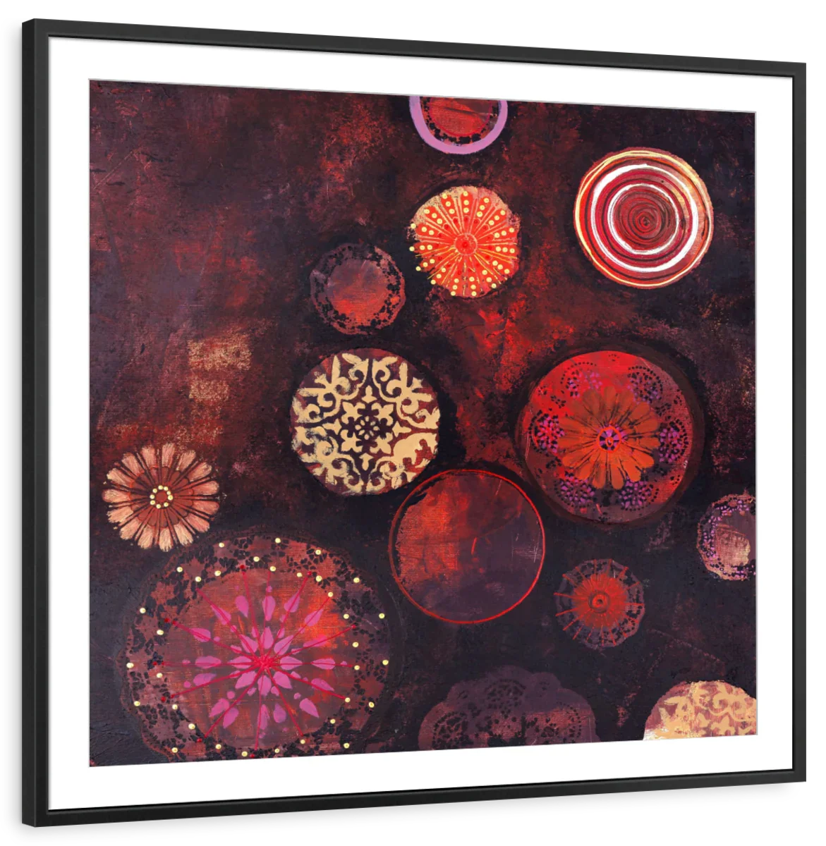 Rouge Patterns Wall Art - Image 10