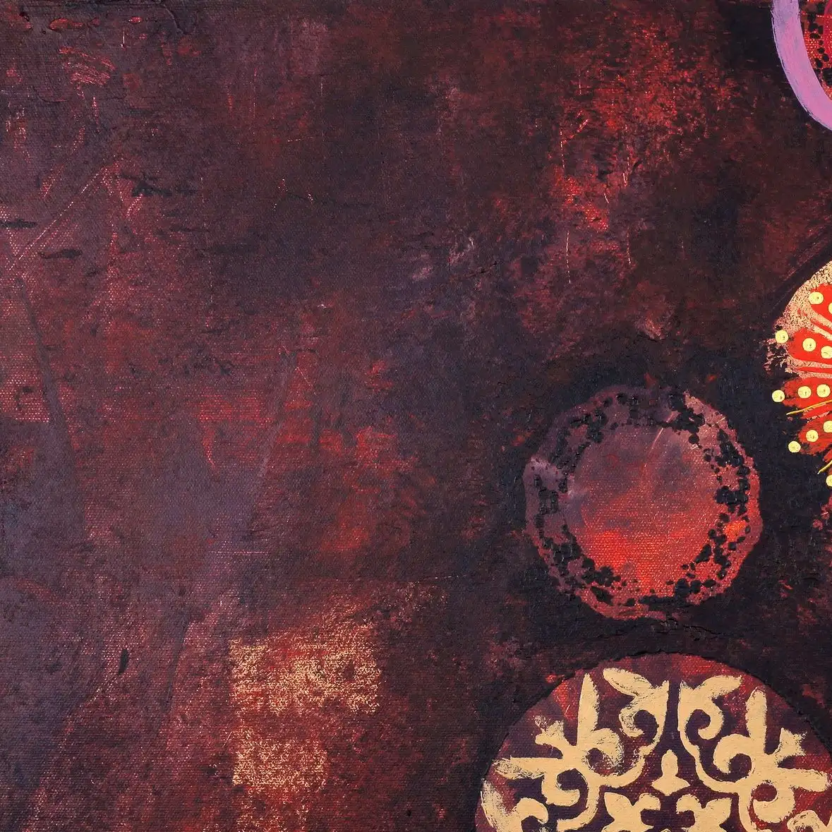 Rouge Patterns Wall Art - Image 14