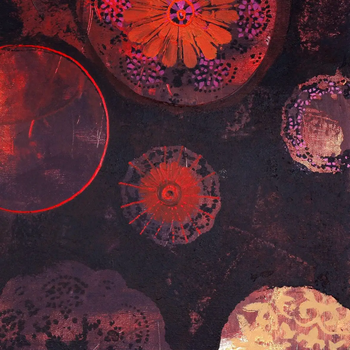 Rouge Patterns Wall Art - Image 17
