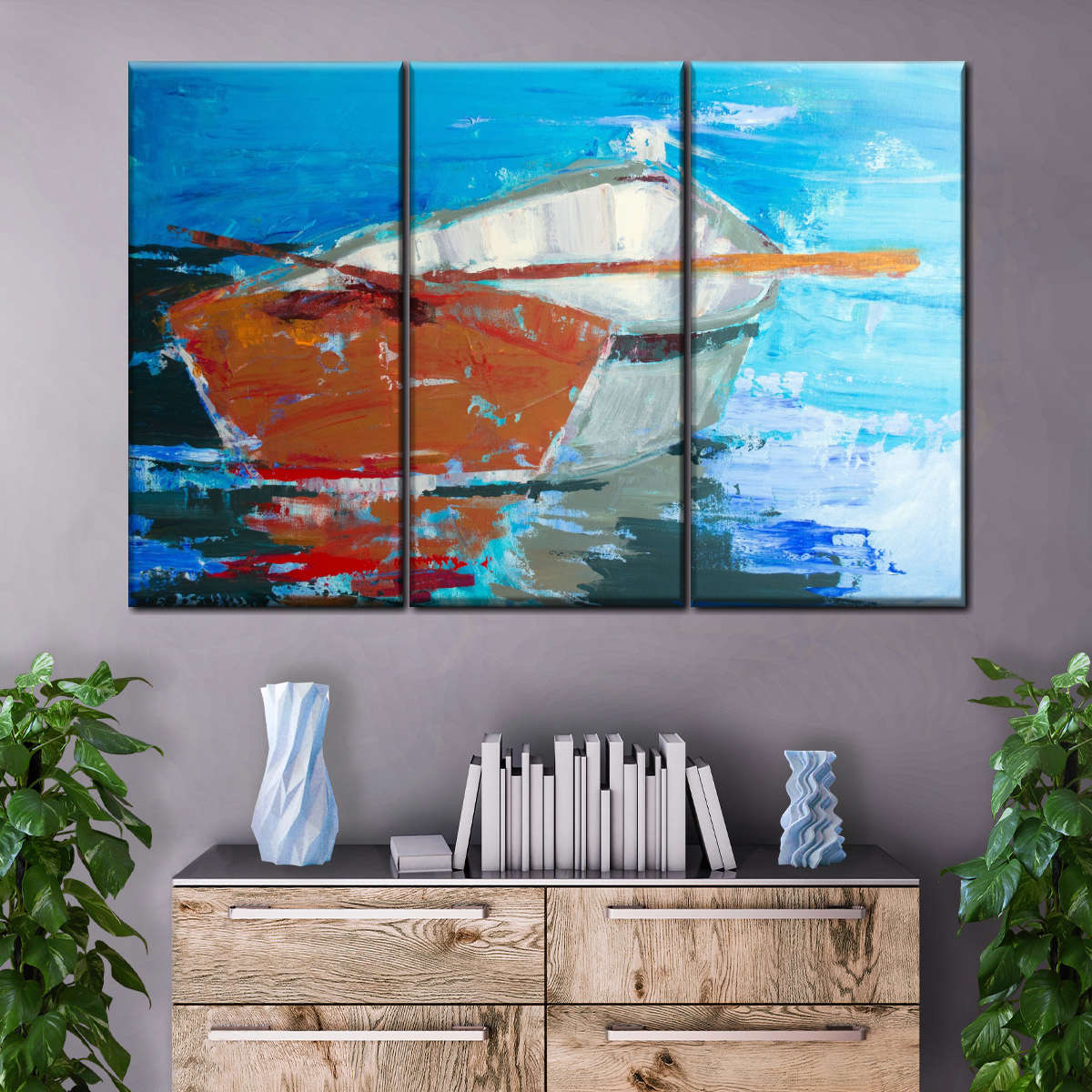 Row Row Alone Wall Art - Image 4