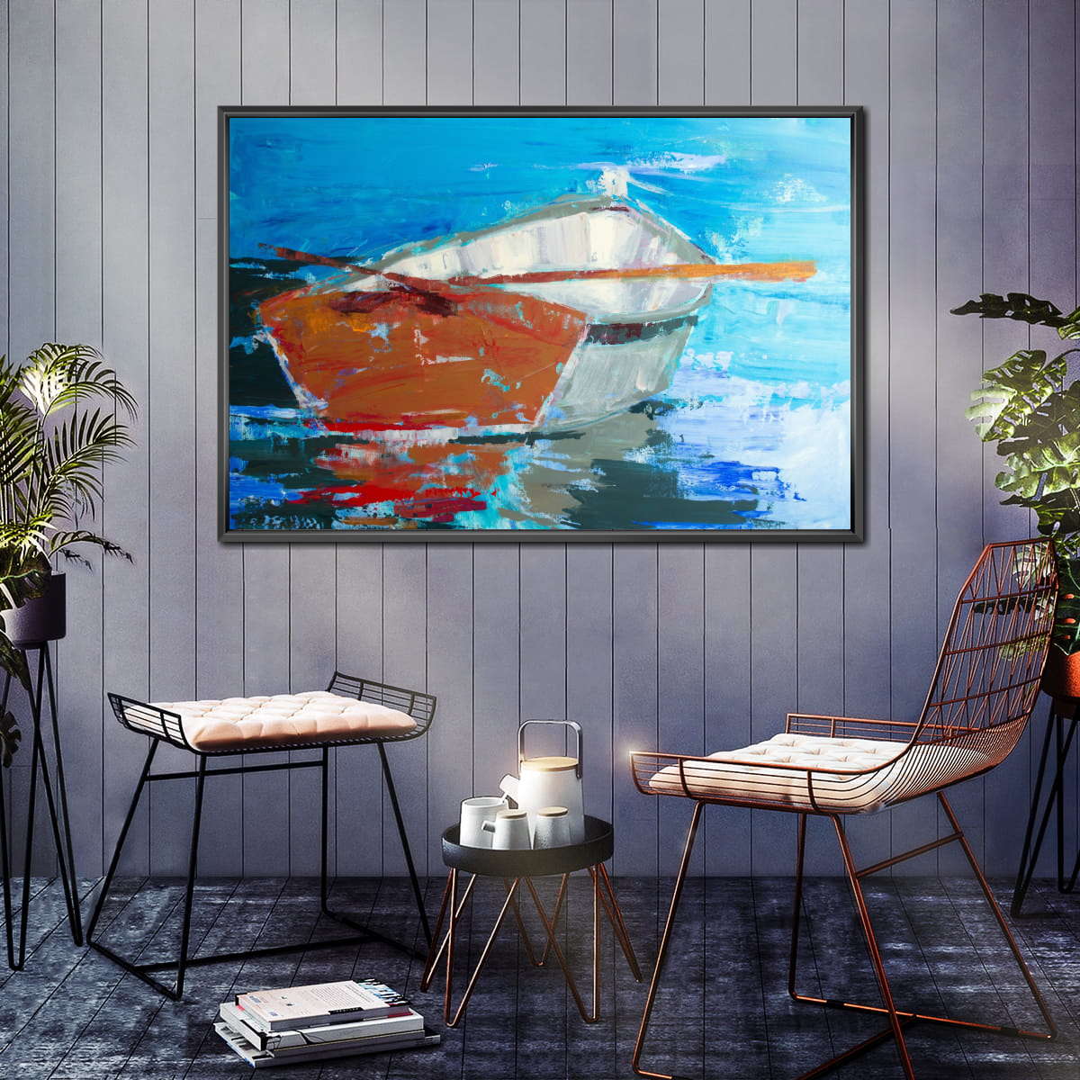 Row Row Alone Wall Art - Image 5