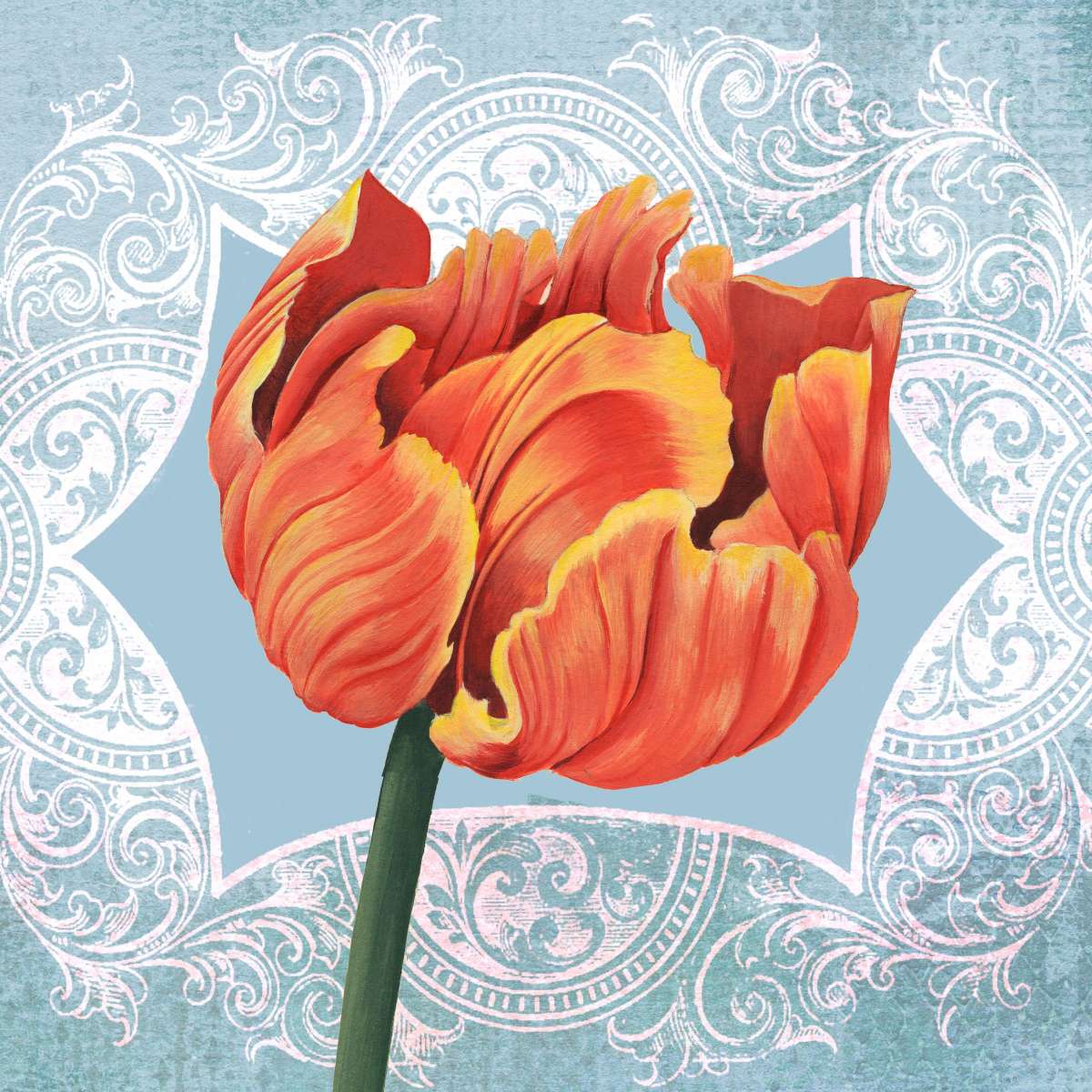 Ruby Tulips Collection B Wall Art - Image 3