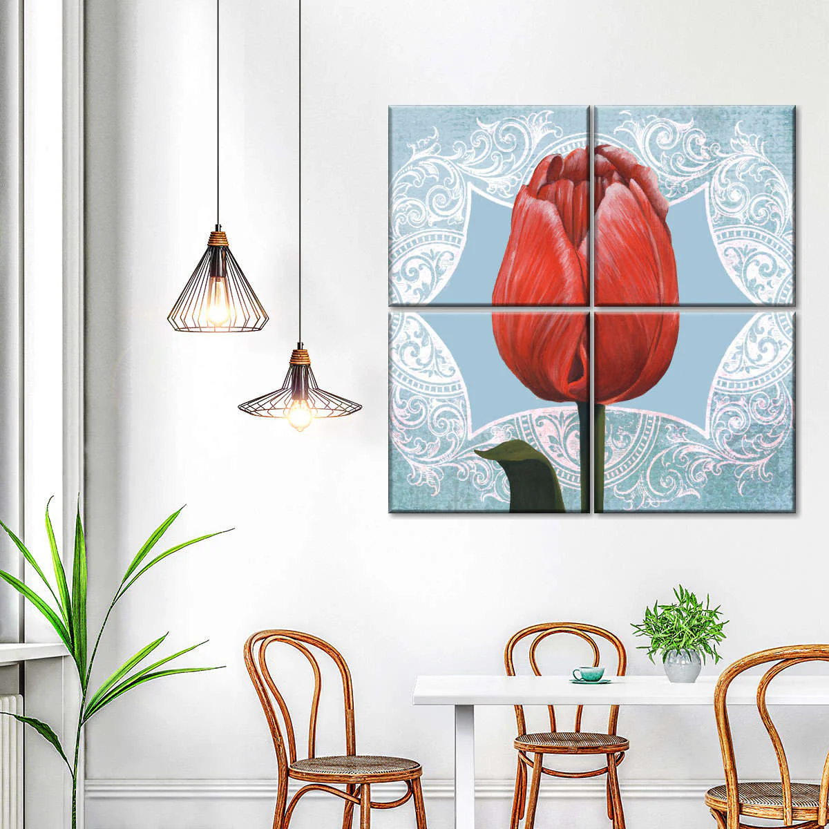 Ruby Tulips Collection C Wall Art - Image 11