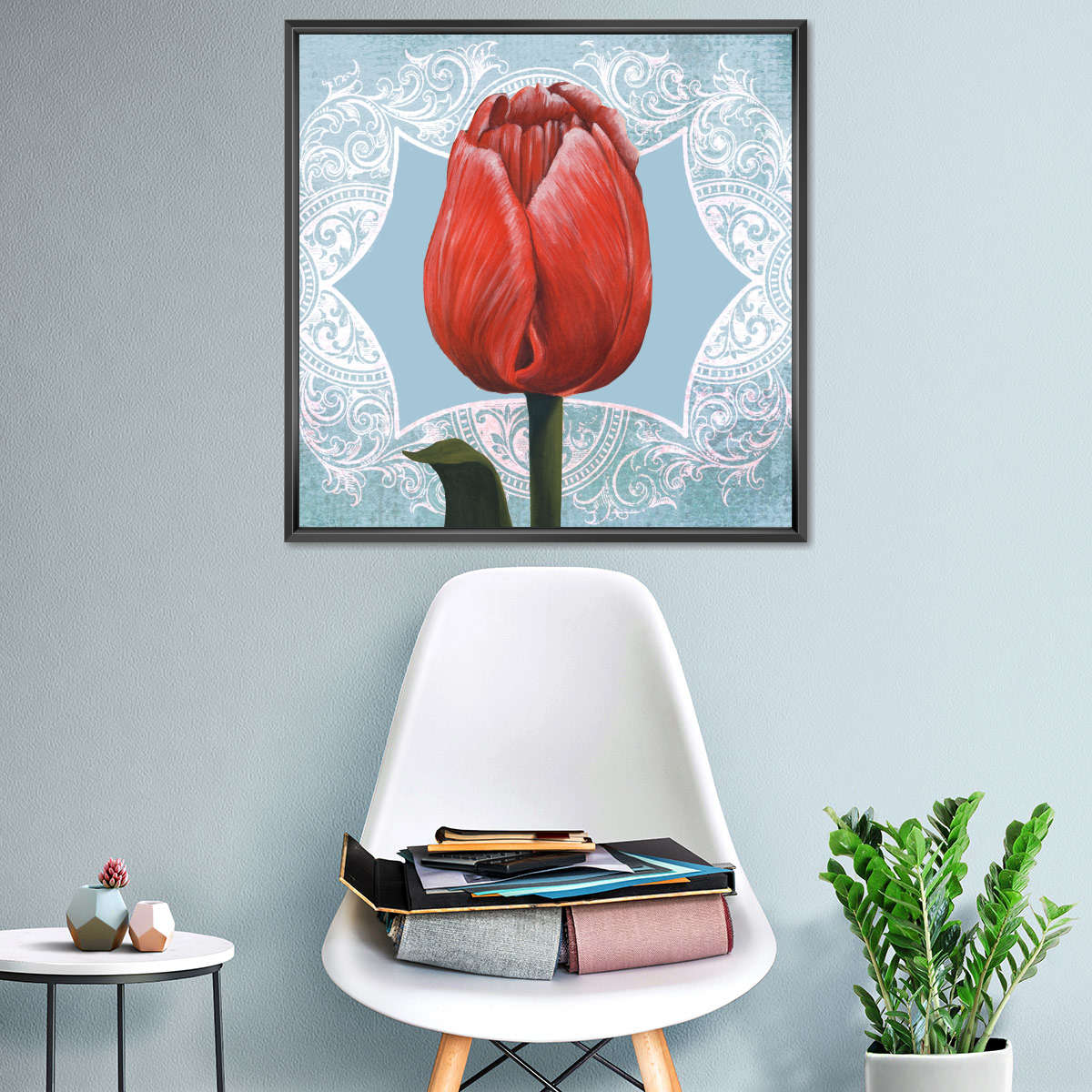 Ruby Tulips Collection C Wall Art - Image 12