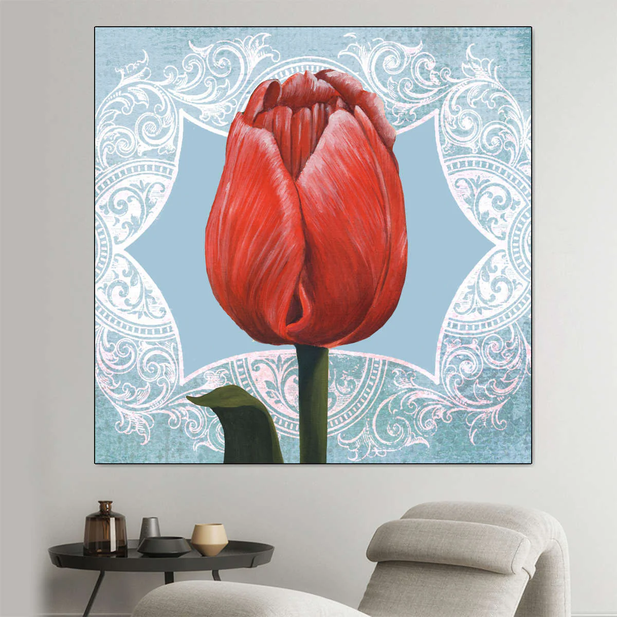 Ruby Tulips Collection C Wall Art - Image 14