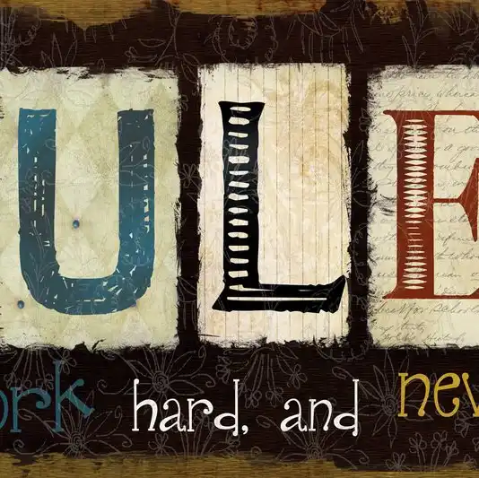 Rules Wall Art - Image 18