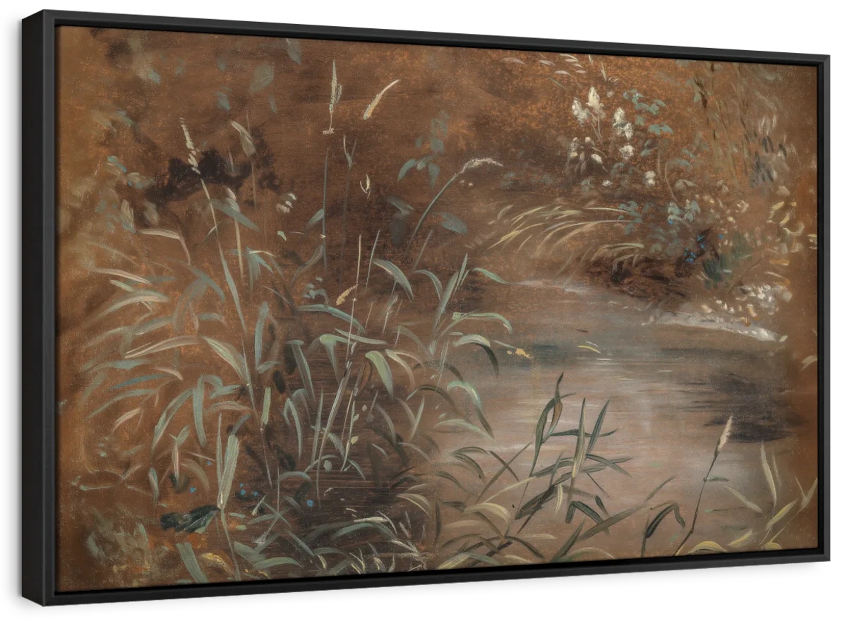 Rushes By A Pool Wall Art - Image 11