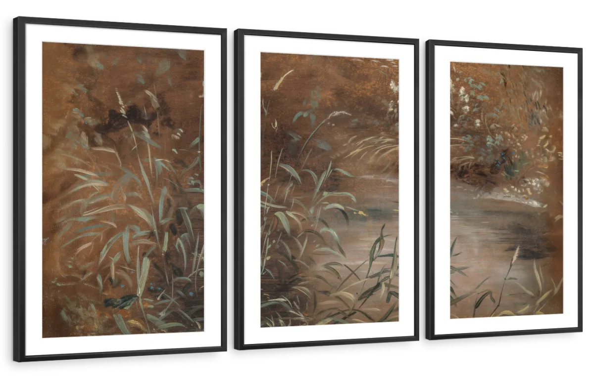 Rushes By A Pool Wall Art - Image 12