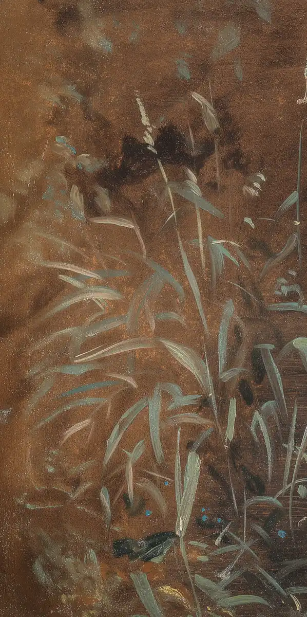 Rushes By A Pool Wall Art - Image 17