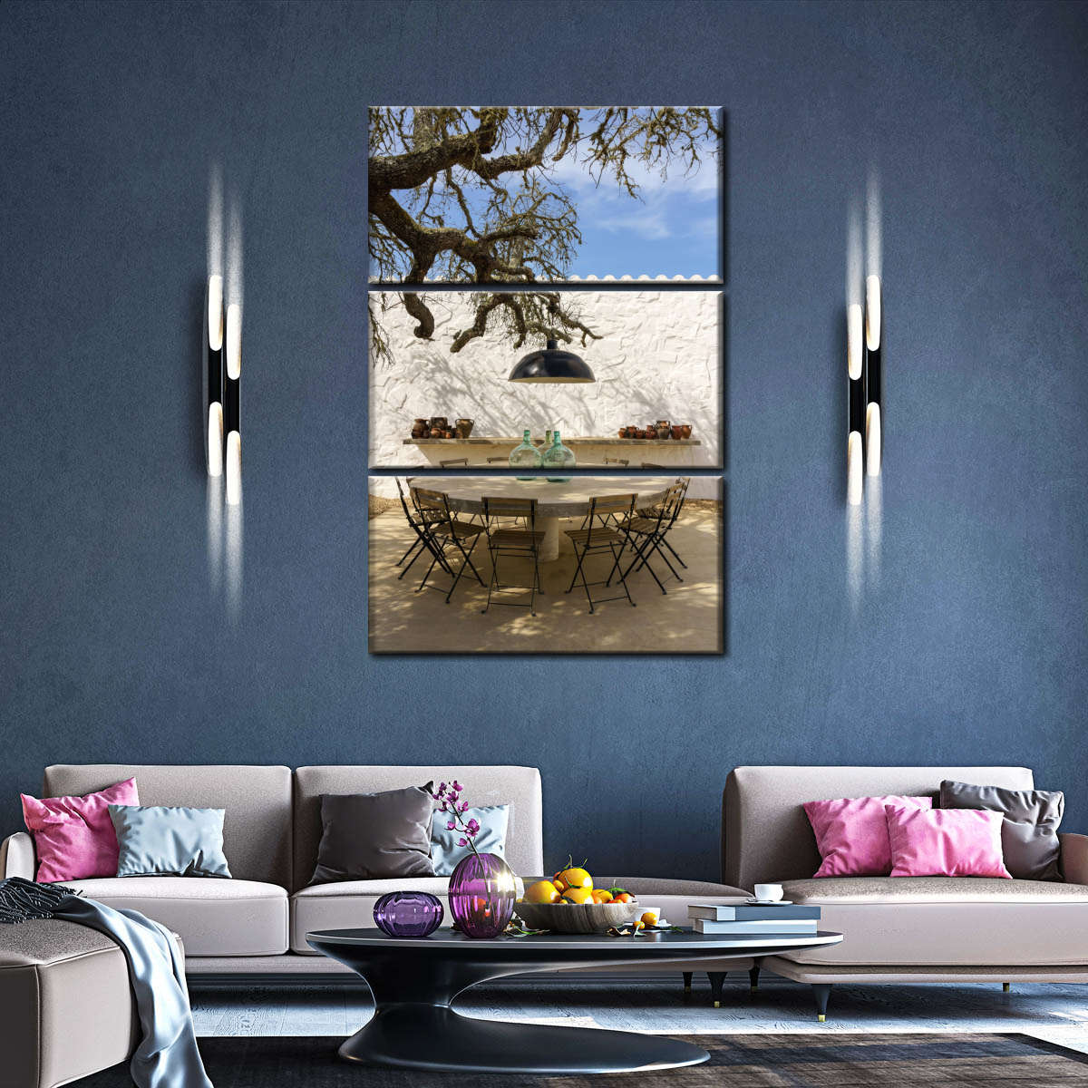 Rustic Outdoor Dining Wall Art - Image 4