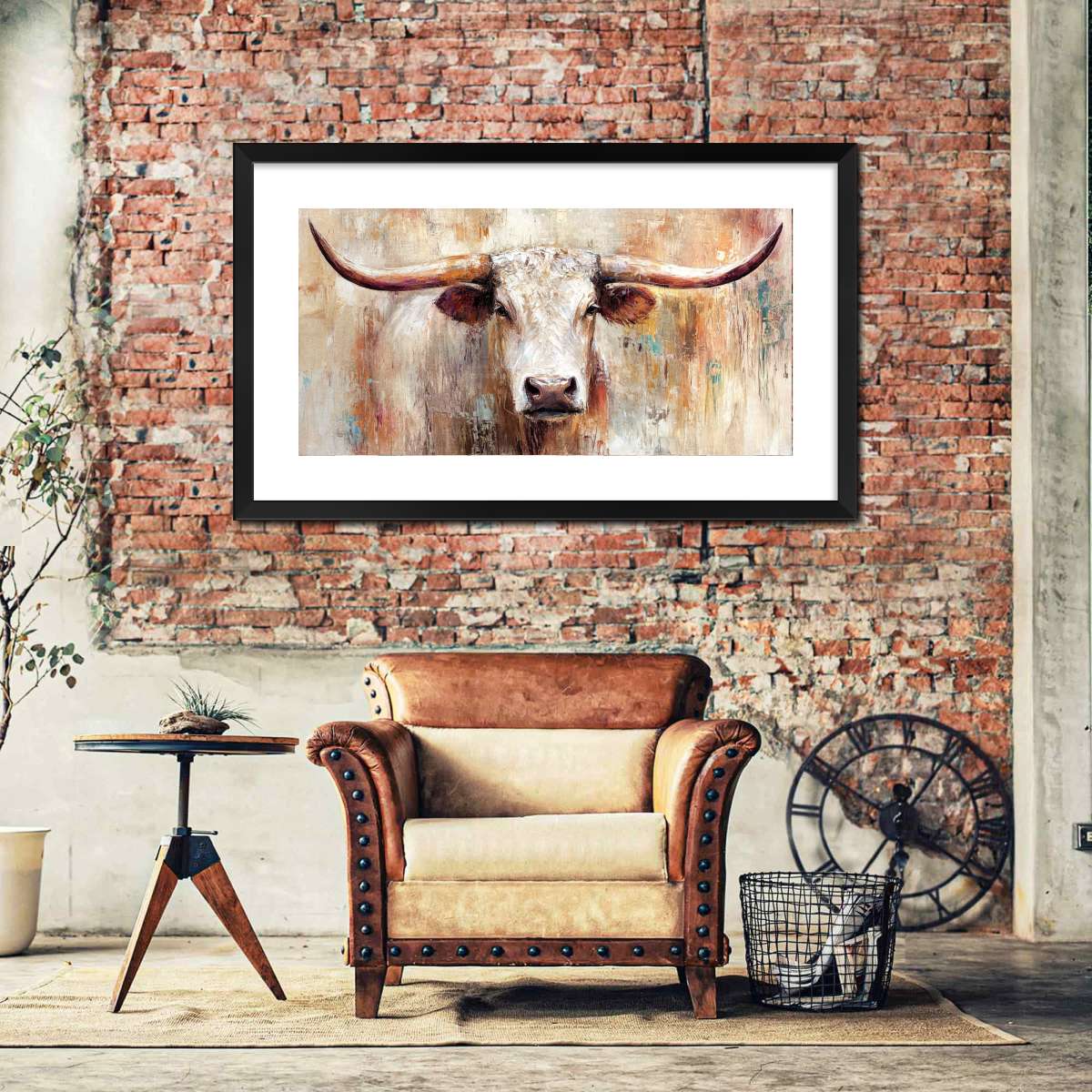 Rustic Texas Longhorn Wall Art - Image 6
