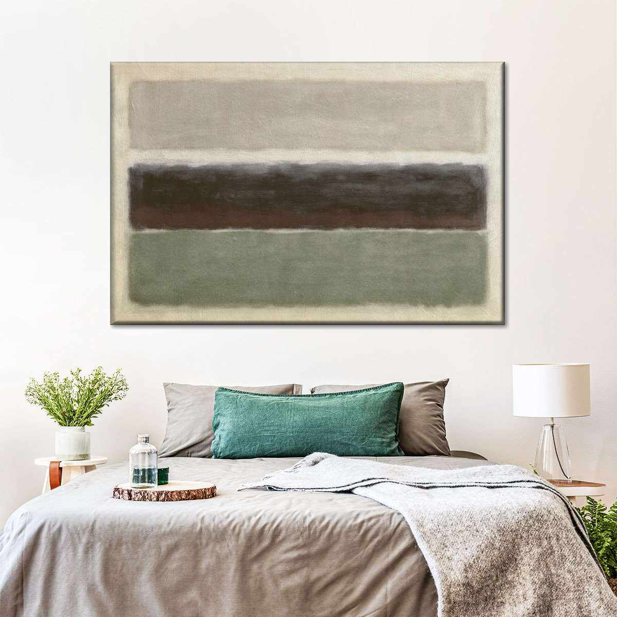 Sage Block Abstract Wall Art - Image 9