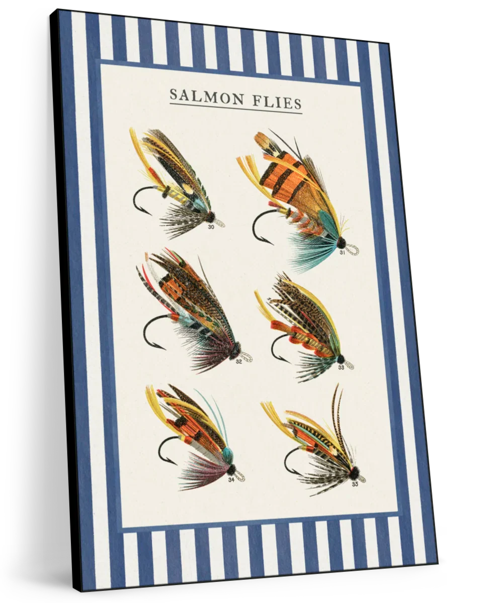 Salmon Flies Reinterpreted Wall Art - Image 11