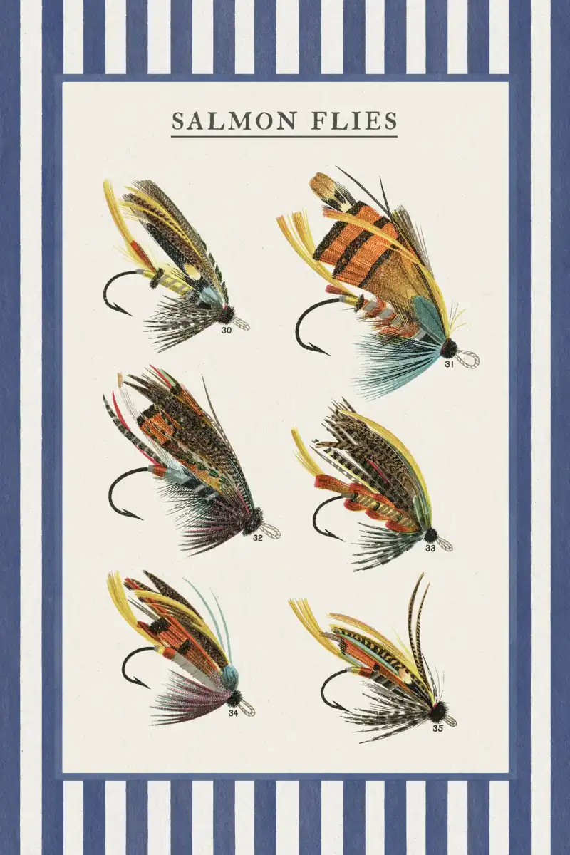 Salmon Flies Reinterpreted Wall Art - Image 13