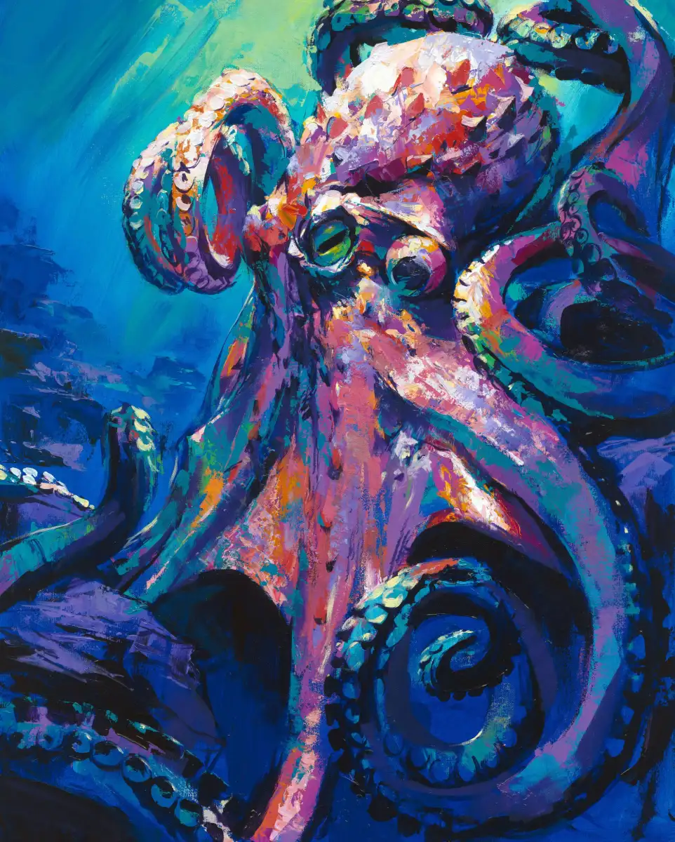 Scary Octopus Wall Art - Image 8