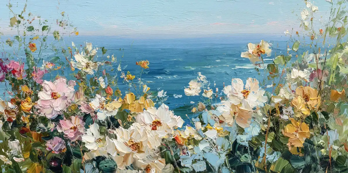Seaside Blooms Wall Art - Image 14
