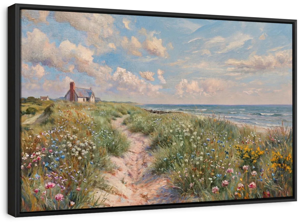 Seaside Cottage Path Wall Art - Image 12