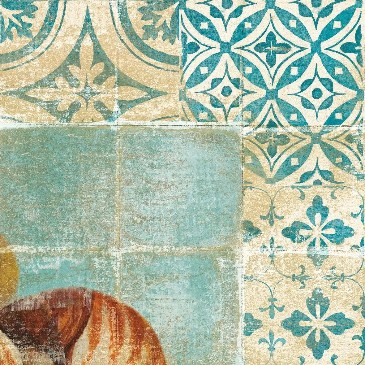Shell Tiles III Blue Wall Art - Image 21