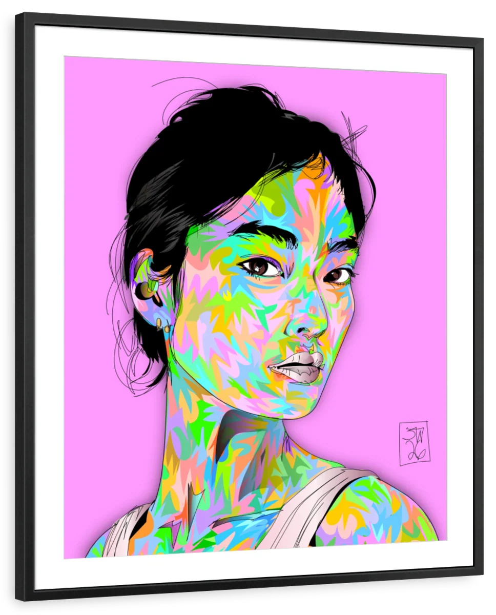 Side Eye Portrait Wall Art - Image 7