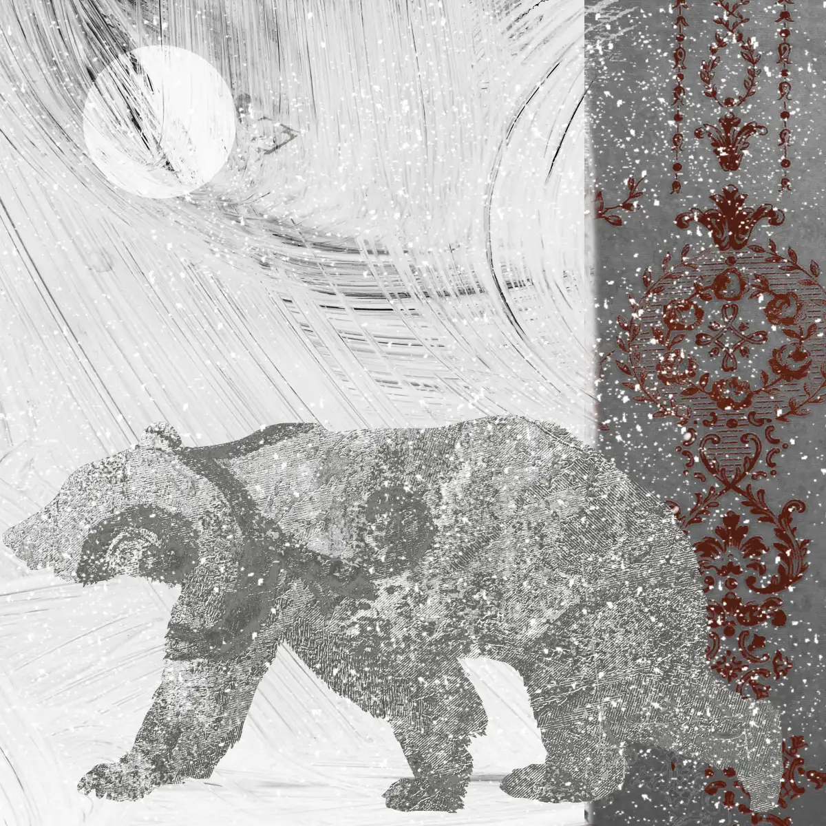 Silver Moonlight I Bear Wall Art - Image 13