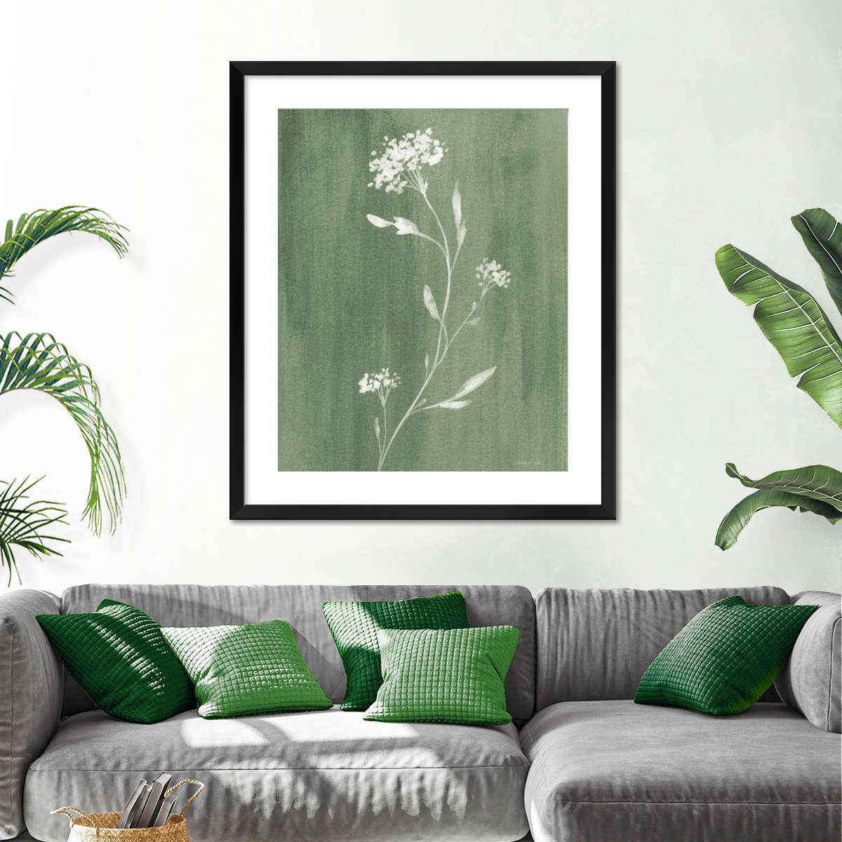 Simple Nature IV Sage Wall Art - Image 5