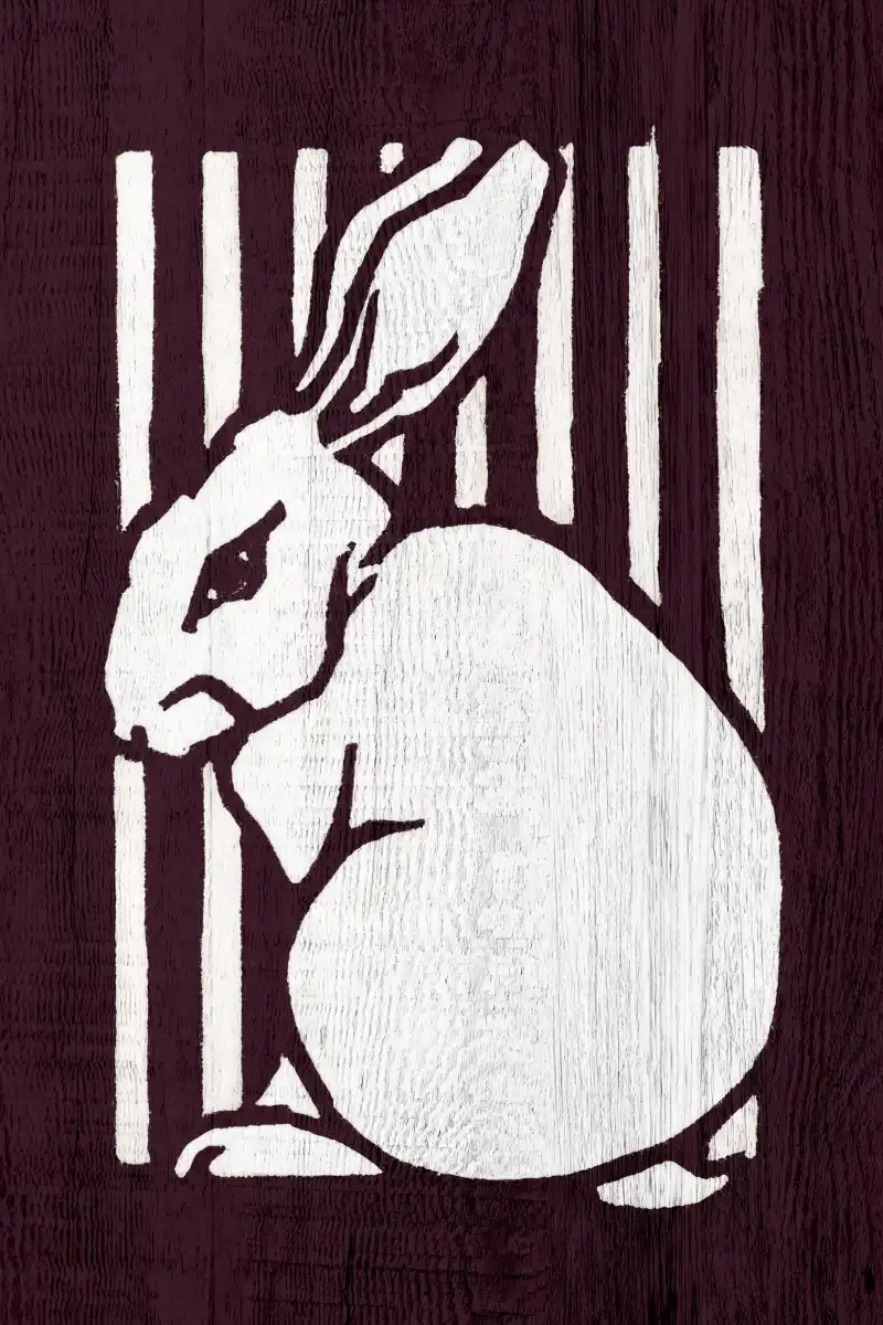 Sitting Rabbit Wall Art - Image 14