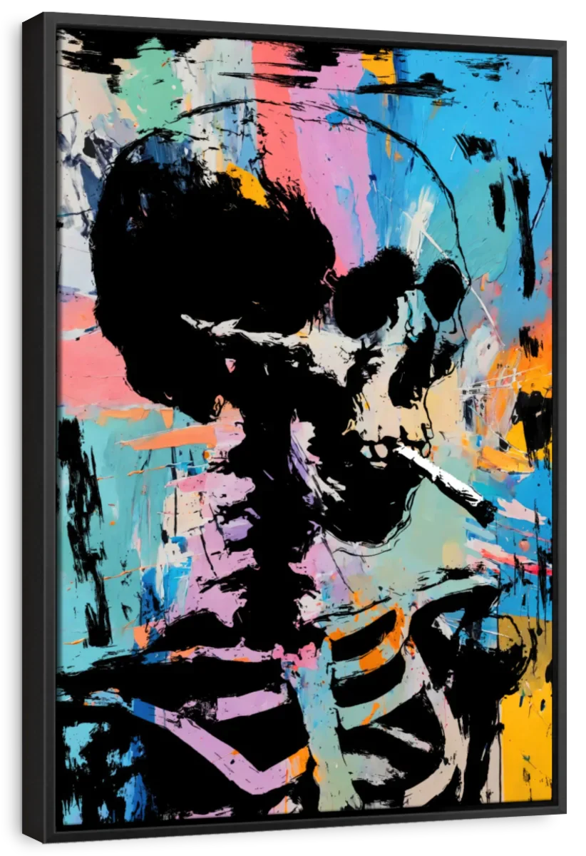 Skeleton Pop Art Wall Art - Image 9