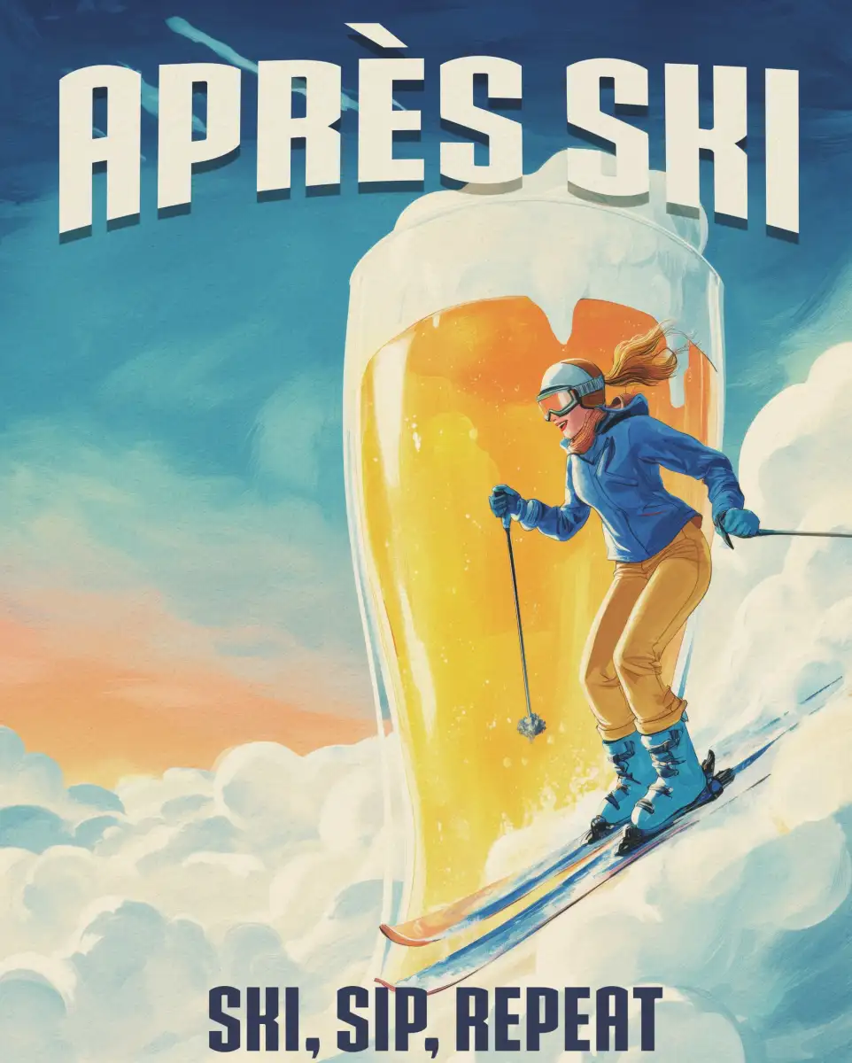 Ski Sip Repeat Wall Art - Image 8