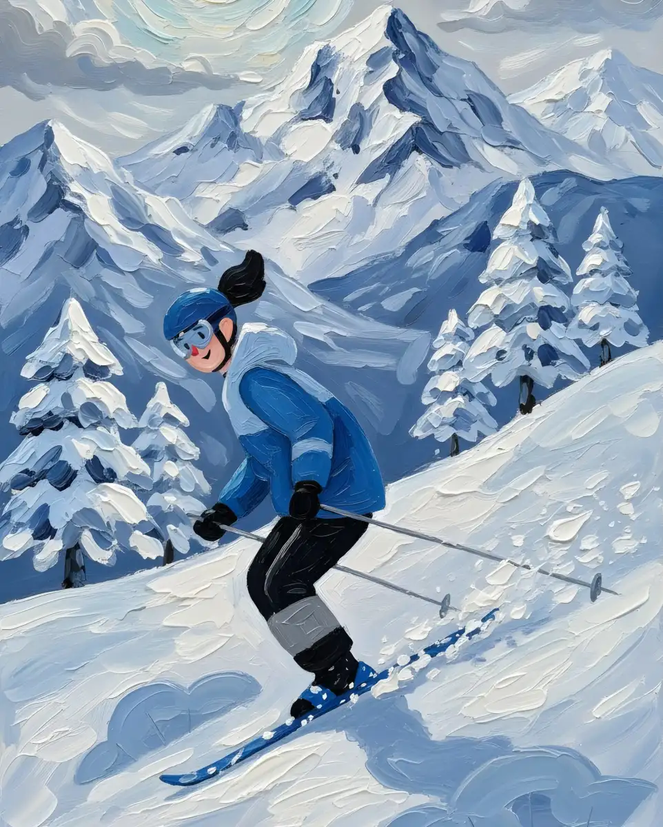 Skiing Adventures Wall Art - Image 8