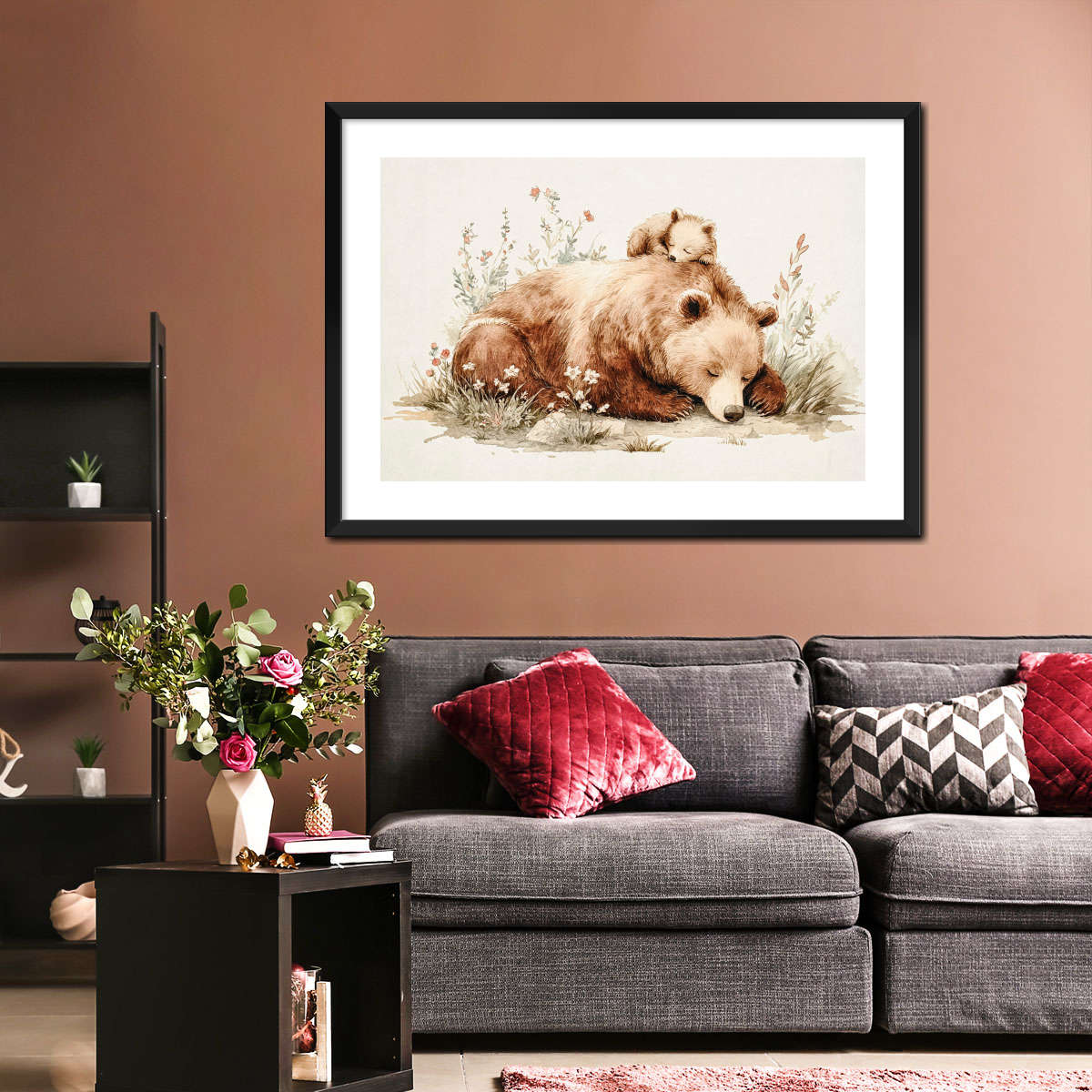 Sleeping Bear and Cub Wall Art - Image 6