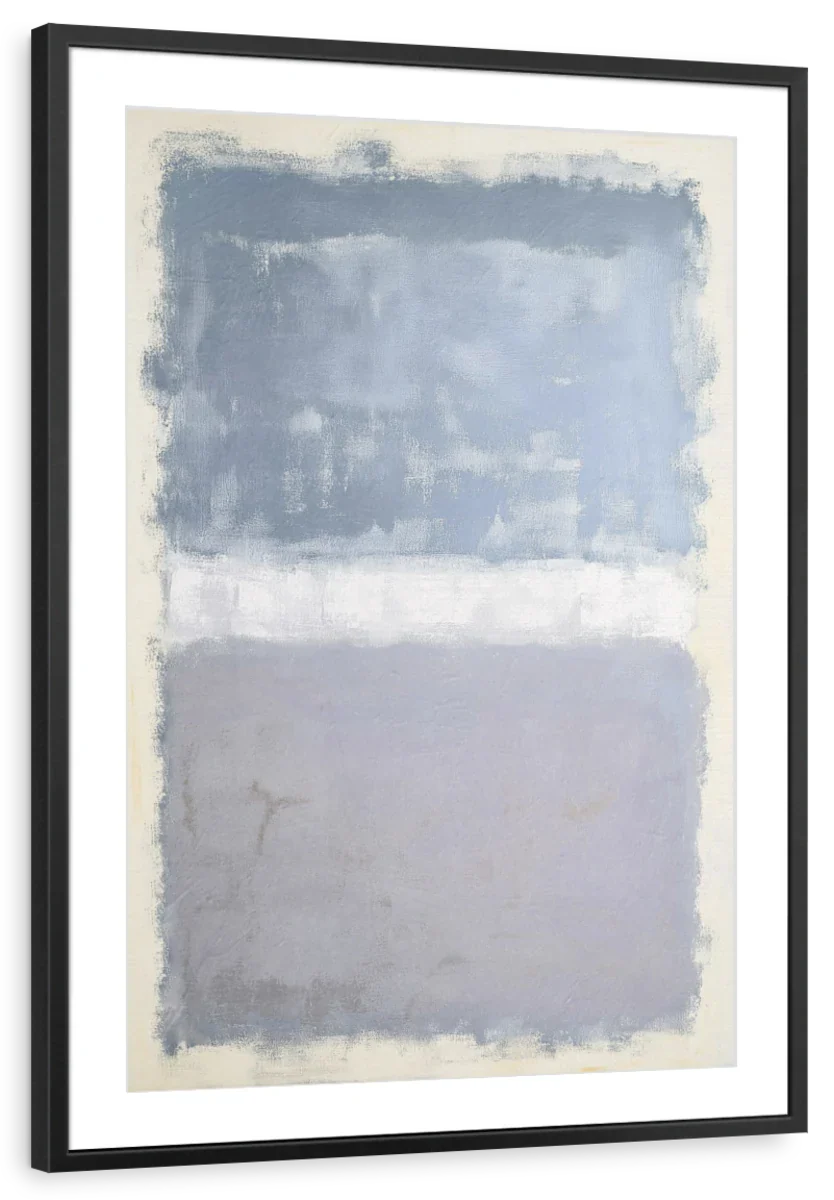 Soft Blue Abstract Wall Art - Image 10