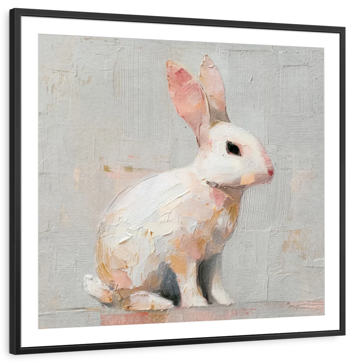 Soft Bunny Portrait Wall Art - Image 10